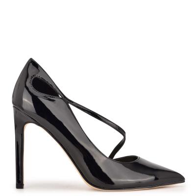 Nine West Twirl Pointy Burunlu Stiletto Ayakkabı Kadın Siyah | 5231MNABZ