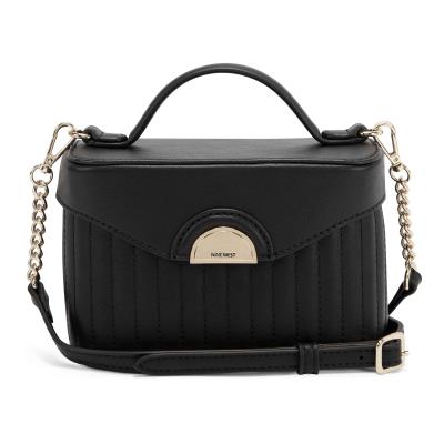 Nine West Wren Vanity Case Çapraz Askılı Çanta Kadın Siyah | 7192EQPZA